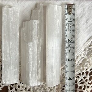 Selenite Crystals lot of 3